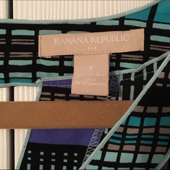 Banana Republic tropical dress size 8 - Picture 4 of 4