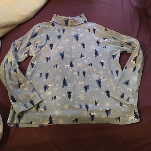 White Stag Winter Turtleneck Long-sleeve T-shirt