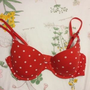 Lined Demi VS Polka Dot Bra