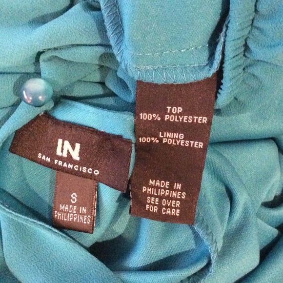 Cute Aqua Top - Picture 4 of 4