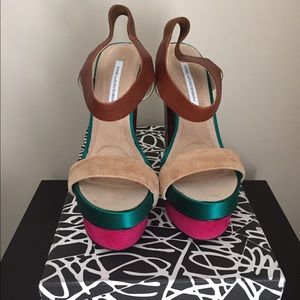 Diane Von Furstenberg Toy Platform Sandals