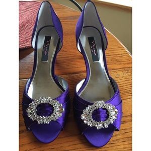 Nina brand heels purple size 9
