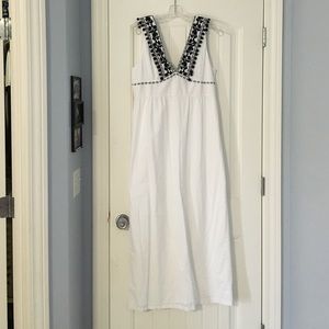 JCrew Pom Pom maxi dress