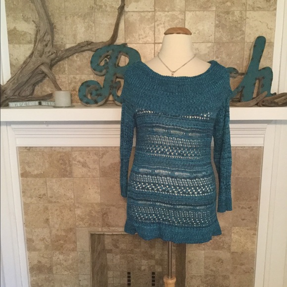 Beautiful Teal Sweater