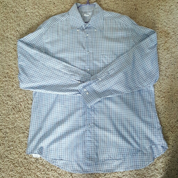 MEN'S LONG SLEEVE LORO PIANA BUTTON DOWN