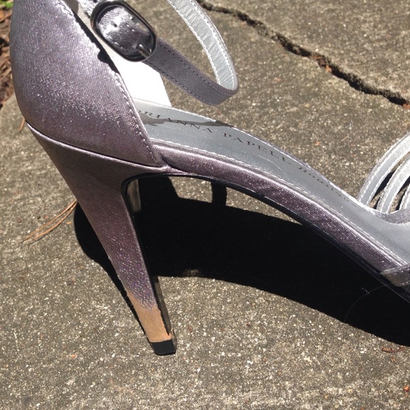 Silver Stiletto Heels - Picture 3 of 3