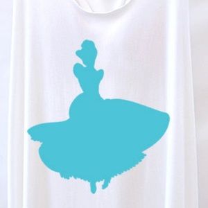 Cinderella tank with bow!