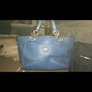 Coach tote blue! (Medium size)