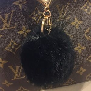 Puff Ball Key Chain