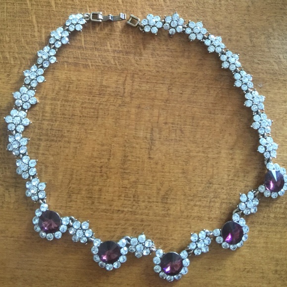 purple gem collar