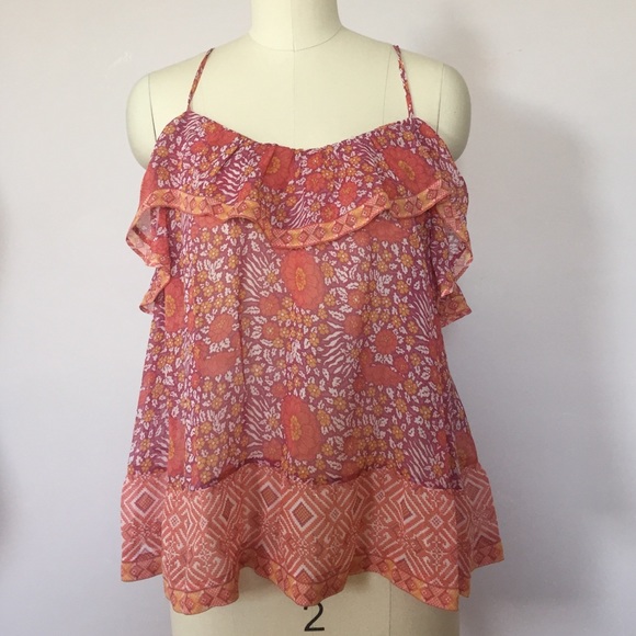 Joie Printed Camisole Blouse