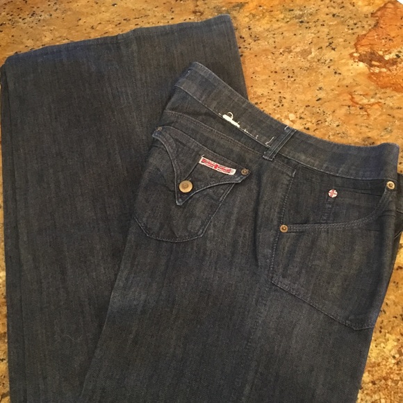 Hudson 27 loose fit bell wide leg