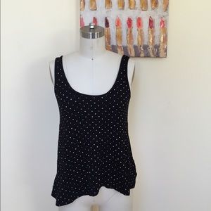 Black Polka Dot Tank