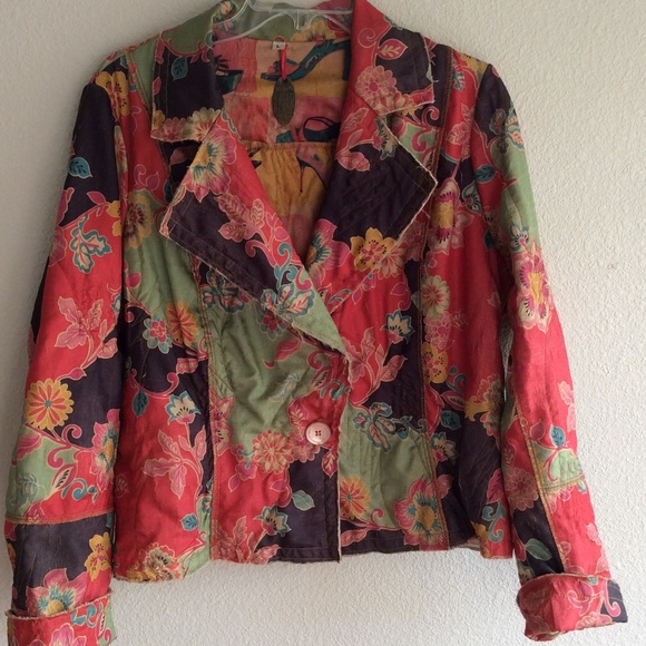 Great multi colored jacket.