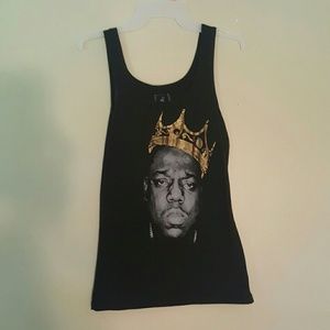 Notorious B.I.G. decal tank top