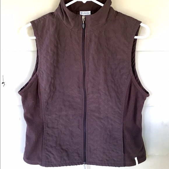 Columbia Brown Quilted Vest