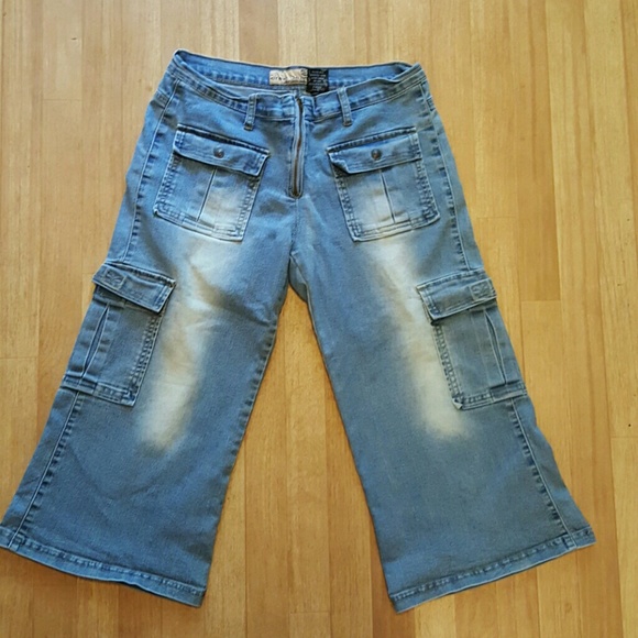 Denim Cargos