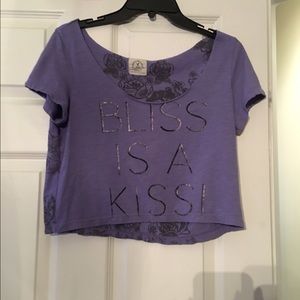 AE Lavender Crop Top