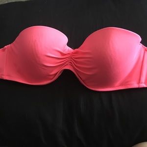 Pink bathing suit top