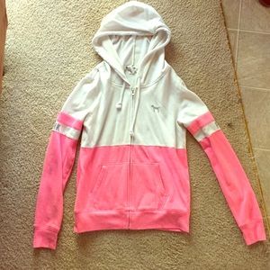FINAL SALE! Victoria's Secret Pink zip up hoodie