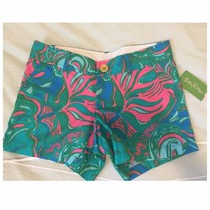 NWT Lilly Pulitzer Callahan Short Lilly Lounge 4
