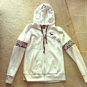 FINAL SALE!! XS Victoria secret pink zip up hoodie