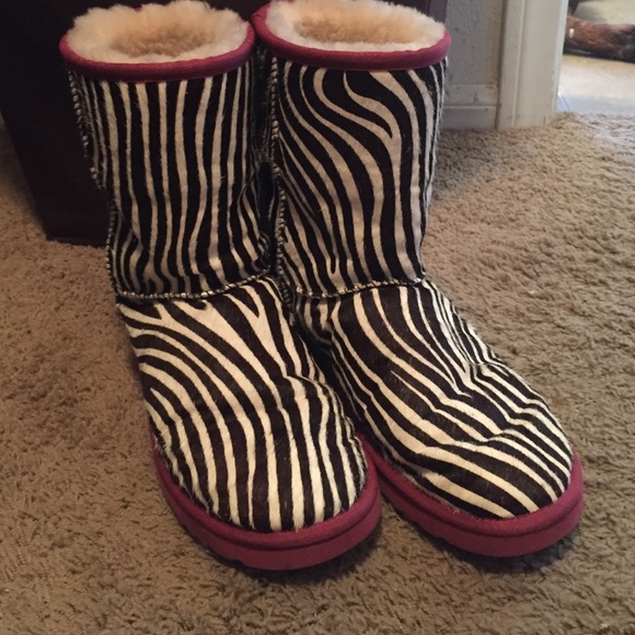 Uggs Zebra and Pink