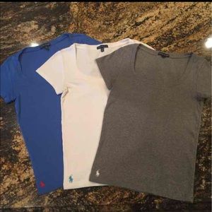 Ralph Lauren Scoop Neck T 3 Medium EUC!!