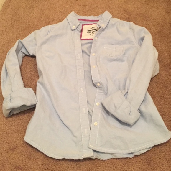 Light blue jean shirt