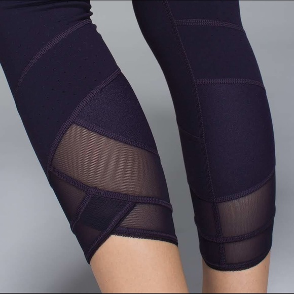 Lulu lemon crop sheer leggings