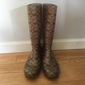 coach rainboots