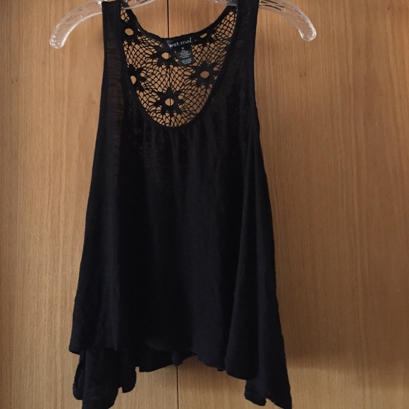 Black tank top