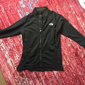 North Face Black Zip Up Lightweight Jacket