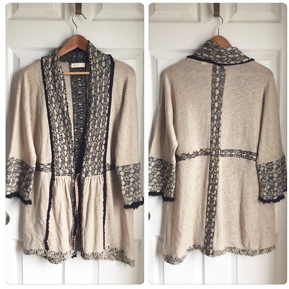 🚫SOLD🚫Anthropologie Semolina Cardigan - Picture 3 of 4