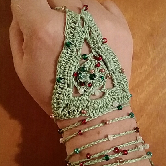 Beaded Boho Barefoot Sandals - Picture 2 of 4