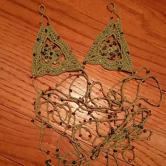 Beaded Boho Barefoot Sandals - Picture 3 of 4
