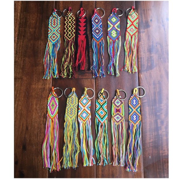 Threads of Hope Accessories - TOH Boho Flat Woven Keychains (Ask 4 availability)