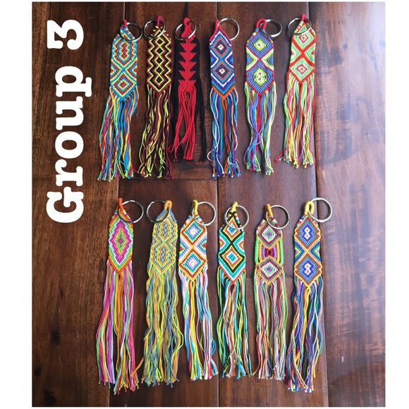 TOH Boho Flat Woven Keychains (Ask 4 availability) - Picture 2 of 5