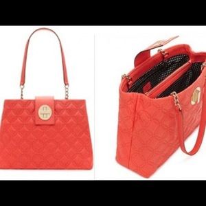 Kate Spade Astor Court Elena coral bag