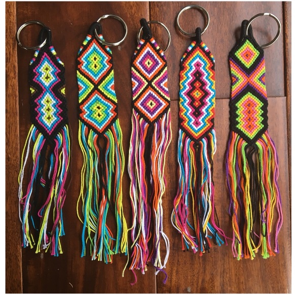 TOH Boho Flat Woven Keychains (Ask 4 availability) - Picture 4 of 5