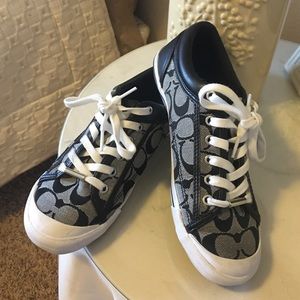Coach Black/White Sneakers- size: 7.5