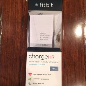 Black FitBit Charge HR - Size Small