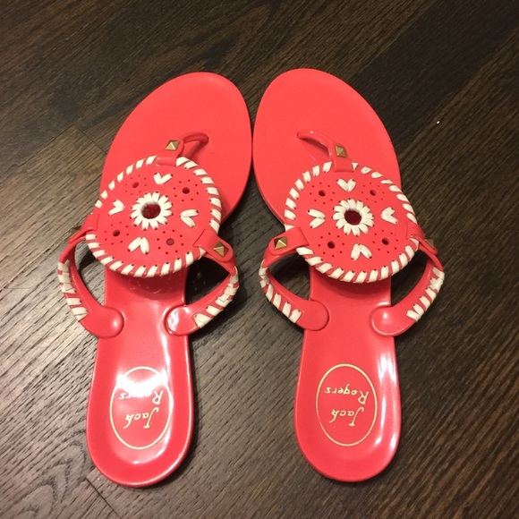 jack rogers georgica pink jellies!!! :)