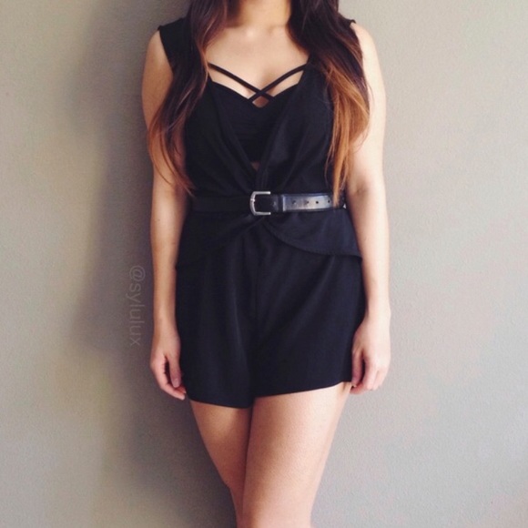 Wrap around romper