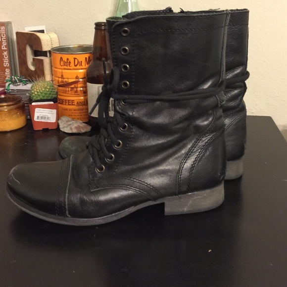 steve madden combat boots
