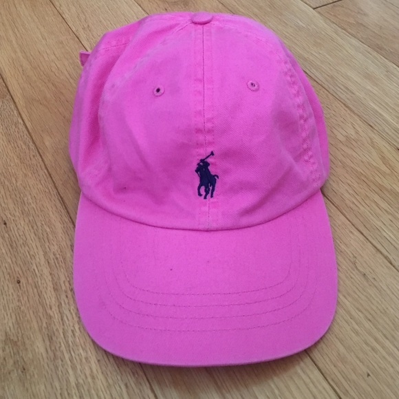 pink polo hat!! Never worn!!