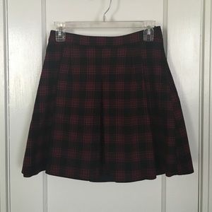 H&M Plaid Circle Skirt