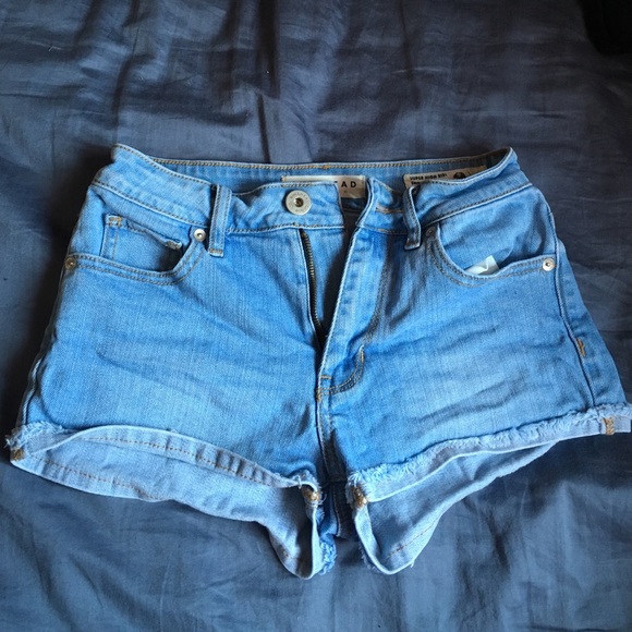 Super high rise shorty shorts from PacSun