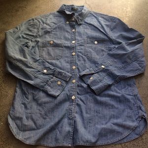 Chambray denim shirt