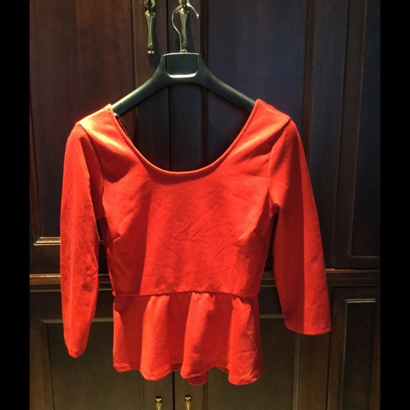 NWOT peplum top. - Picture 2 of 2